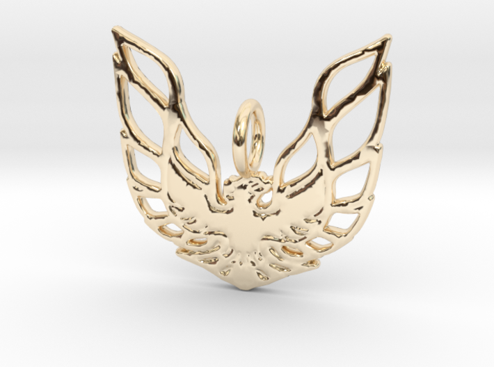 Trans Am Charm Pendant Brass or Sterling Silver!