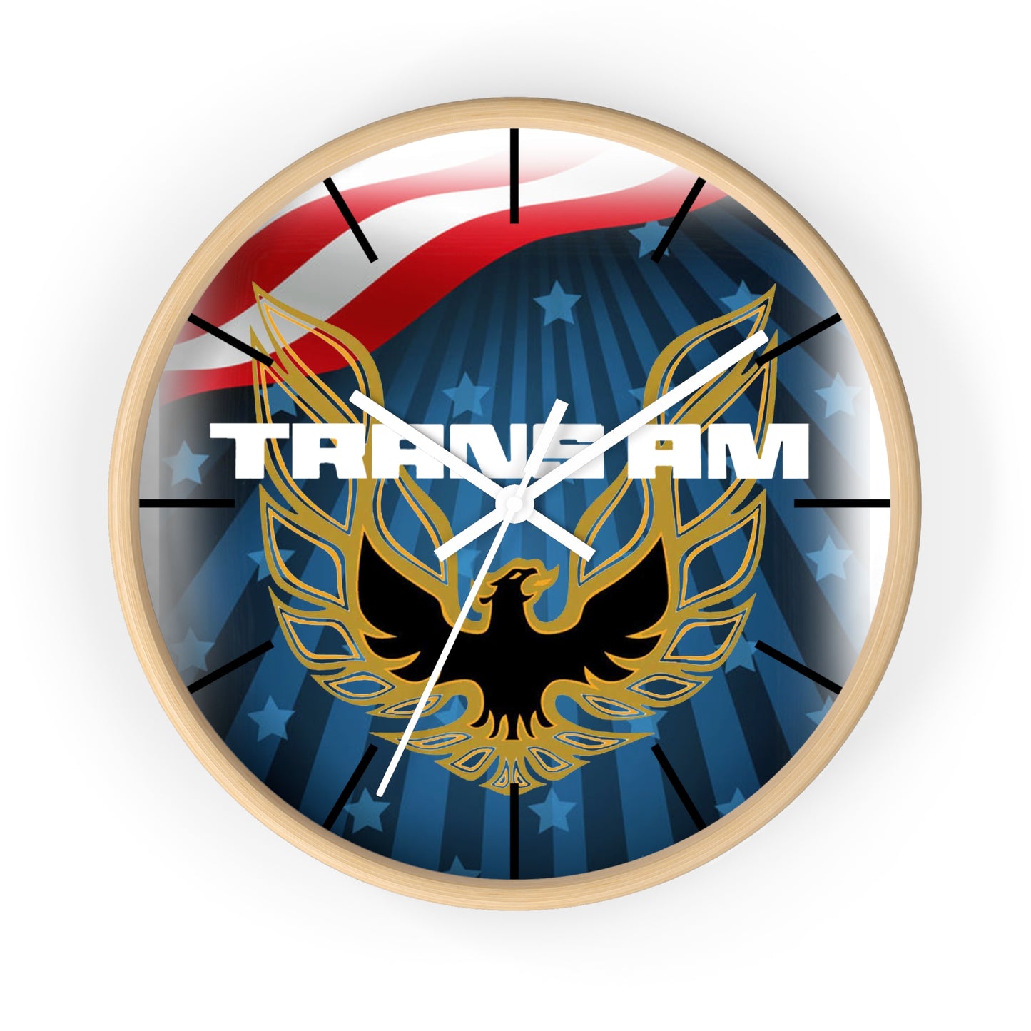 Patriotic Firebird Trans Am Wall clock Gift Decor Classic Muscle