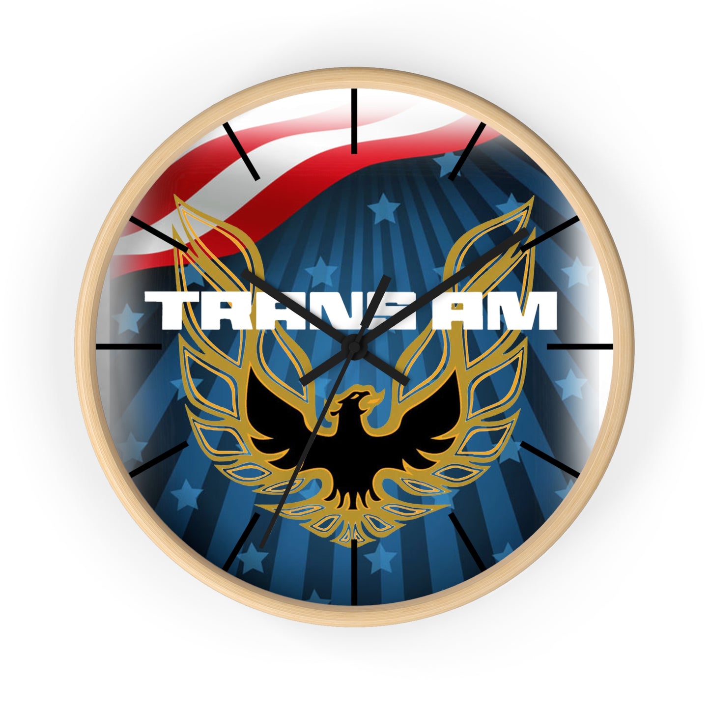 Patriotic Firebird Trans Am Wall clock Gift Decor Classic Muscle