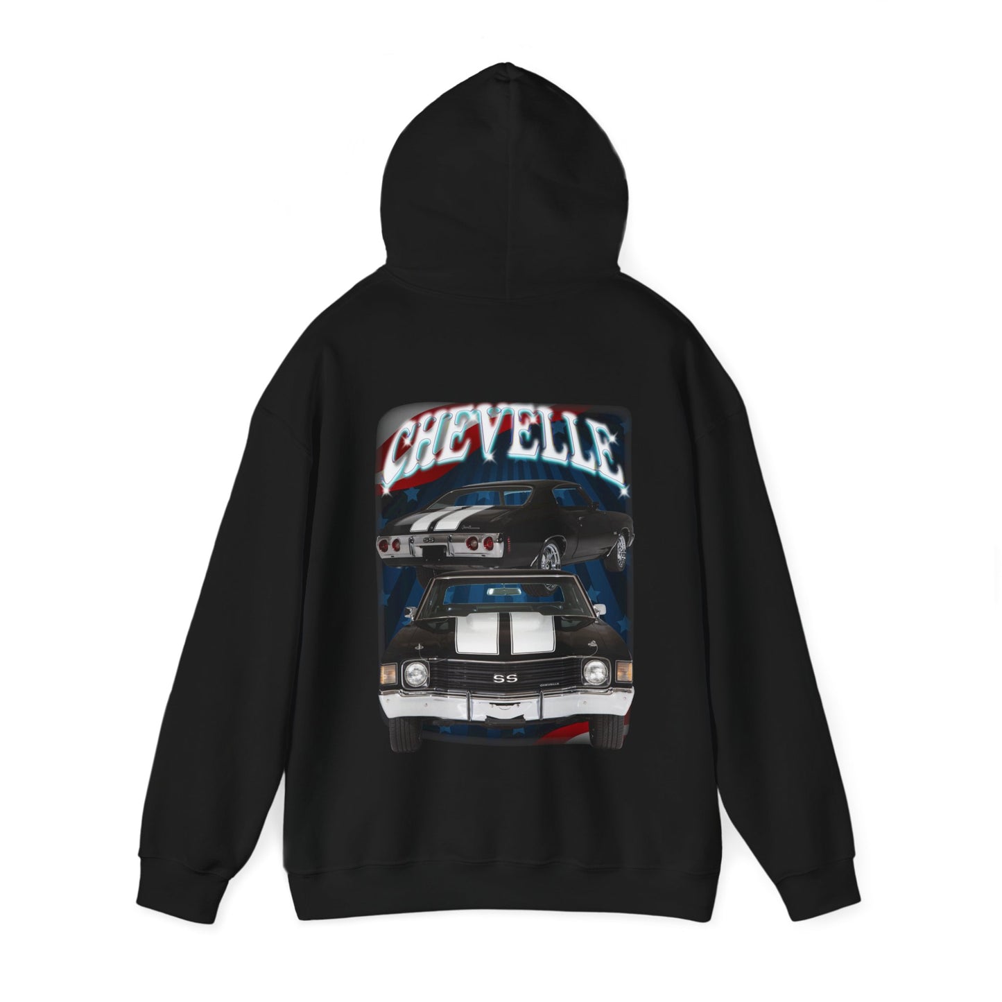 Black 1972 Chevelle hoodie Car Guy Gift,nova,corvette,charger,classic,hot Rod