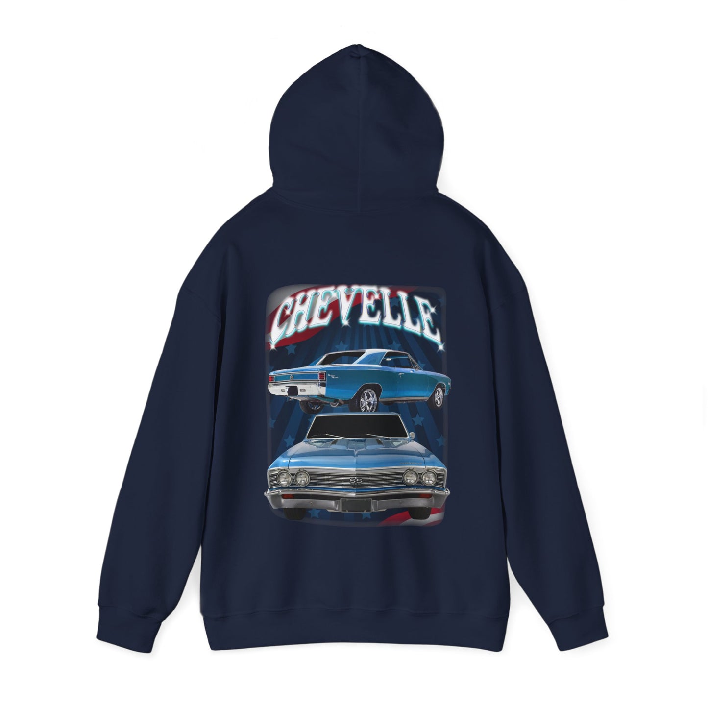 Blue 1967 Chevelle hoodie Car Guy Gift,nova,corvette,charger,classic,hot Rod