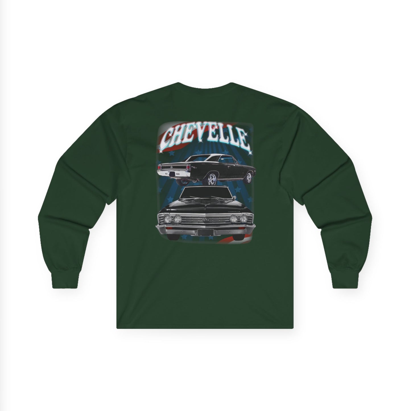 Black 1967 Chevelle Ultra Cotton Long Sleeve Tee T Shirt Great Gift