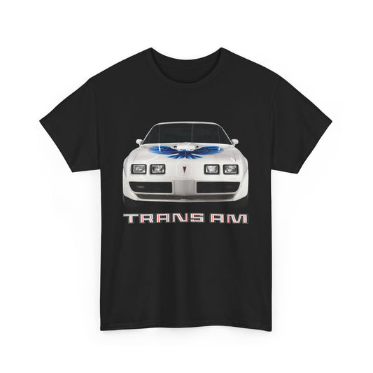 White 1979 1980 1981 Firebird Trans Am Gift Unisex Heavy Cotton Tee T