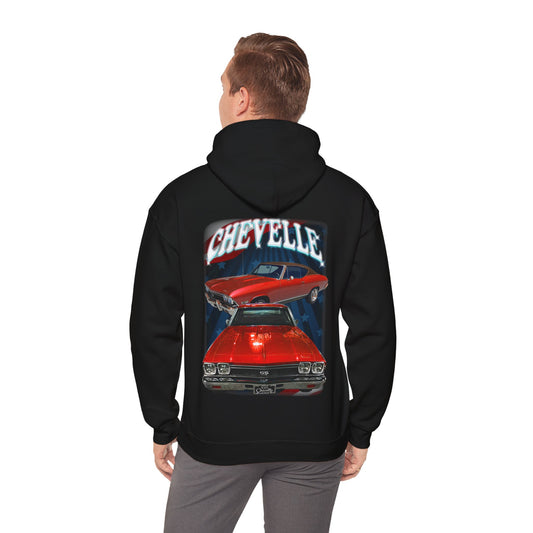 Red 1968 Chevelle hoodie Car Guy Gift,nova,corvette,charger,classic,hot Rod