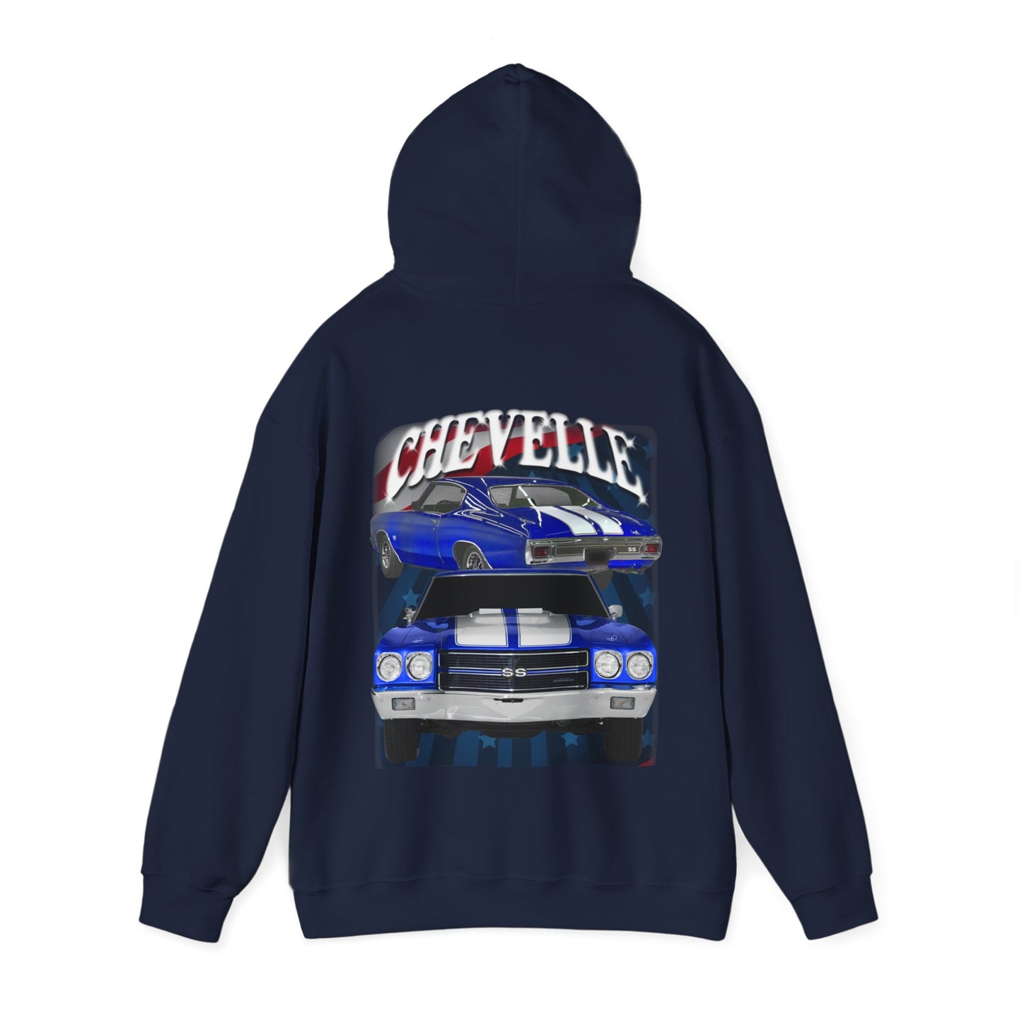 Blue 1970 Chevelle hoodie Car Guy Gift,nova,corvette,charger,classic,hot Rod