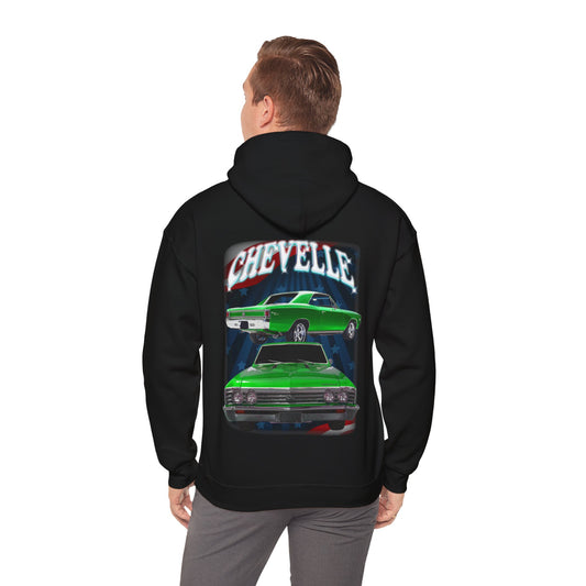 Green 1967 Chevelle hoodie Car Guy Gift,nova,corvette,classic,hot Rod