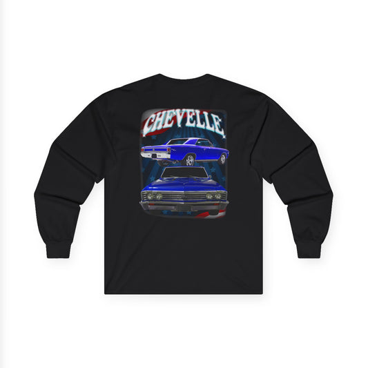 Dark Blue 1967 Chevelle Ultra Cotton Long Sleeve Tee T Shirt Great Gift