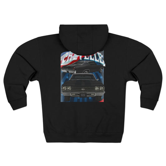 Black 1969,black stripes,Chevelle Heavy Full Zip Hoodie Sweatshirt,gift