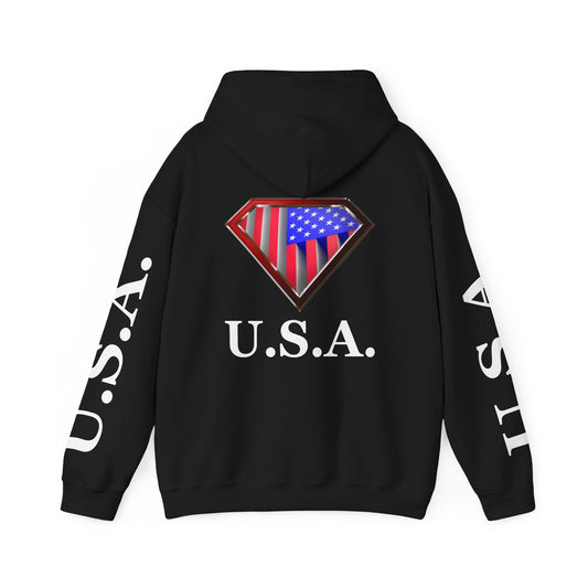 3D USA Super Patriot Unisex Patriotic Pullover Hoodie Gift Man Woman 4.0