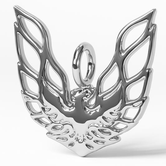 Sterling Silver Trans Am Firebird Pendant