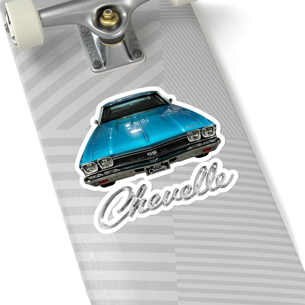 1968 Chevelle Tripolli Turquoise SS 396 Stickers Car Guy Gift,lover,Camaro,GTO,firebird,nova,corvette,classic,hot rod,Chevrolet,chevy