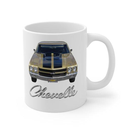 1970 Chevelle Mug Classic Muscle Car Guy Gift,lover,Camaro,GTO,firebird,nova,corvette,Chevrolet