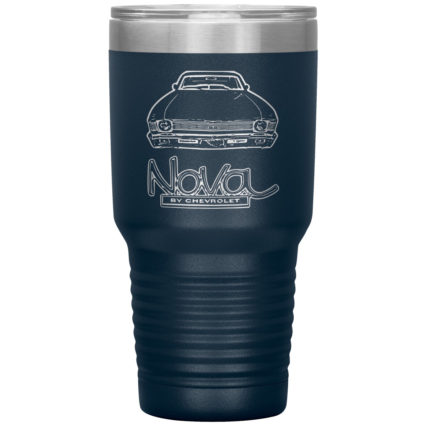 1968-1972 Classic Chevy Nova Muscle Car - Laser Etched Insulated Stainless Steel Tumbler