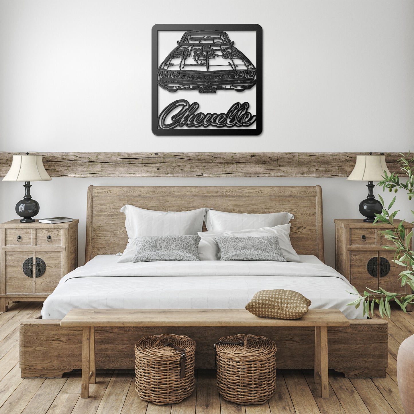 1968 CHEVELLE SS 396 METAL WALL ART CLASSIC MUSCLE CAR GIFT