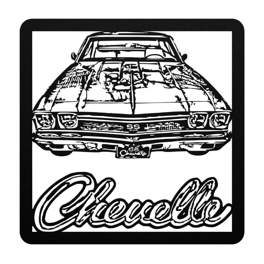 1968 CHEVELLE SS 396 METAL WALL ART CLASSIC MUSCLE CAR GIFT