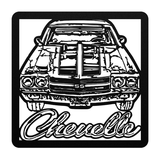 1970 Chevelle SS Metal Wall Art Car Guy Gift,lover,Camaro,GTO,firebird,nova,corvette,classic,hot rod,Chevrolet 396 454