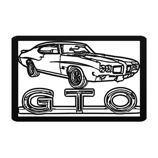 1970 GTO METAL CUT OUT WALL ART CLASSIC MUSCLE CAR GIFT