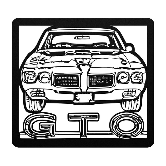 1970 Gto Metal Cut Out Wall Art Classic Muscle Car Gift