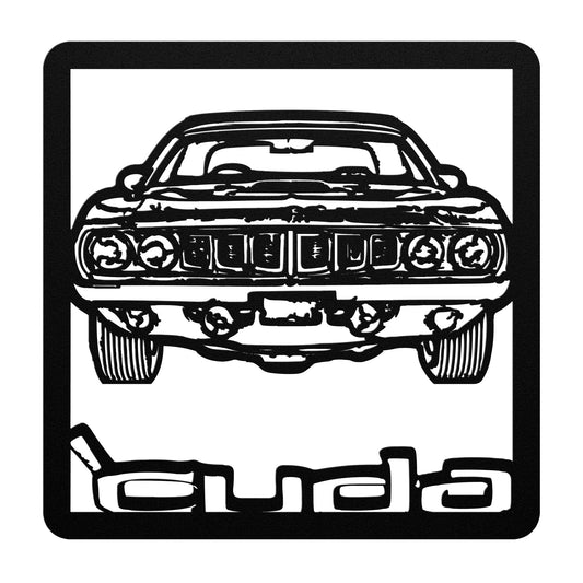 1971 Hemi Cuda Barracuda Metal Sign Wall Art Gift Decor Classic Muscle