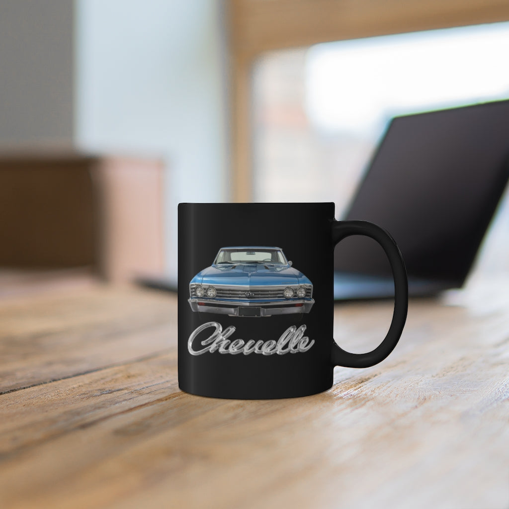 Blue 1967 Chevelle SS 396 Mug Classic Muscle Car Guy Gift,lover,Camaro,GTO,firebird,nova,corvette,Chevrolet