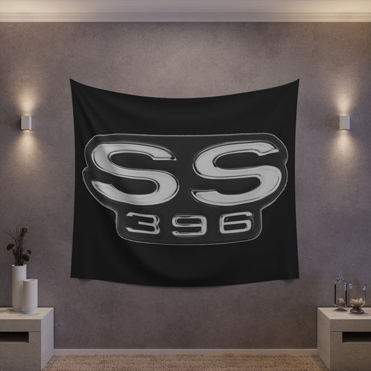SS 396 Printed Wall Tapestry Chevelle Camaro nova Firebird Car Guy Gift,nova,corvette,charger,classic,hot Rod