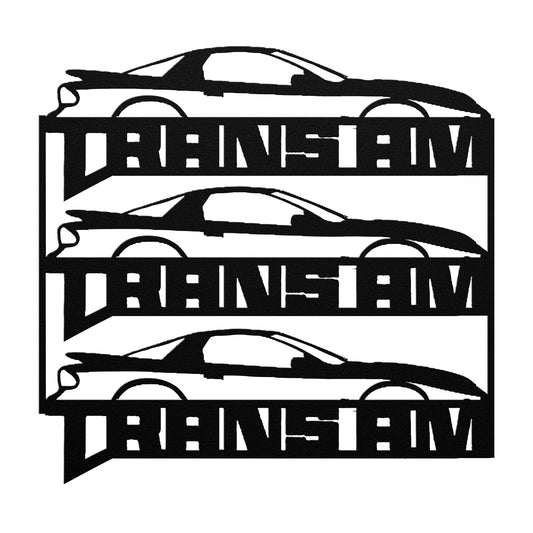 3 Signs Pontiac Firebird Trans Am Metal Wall Art & Gift Decor Classic Muscle