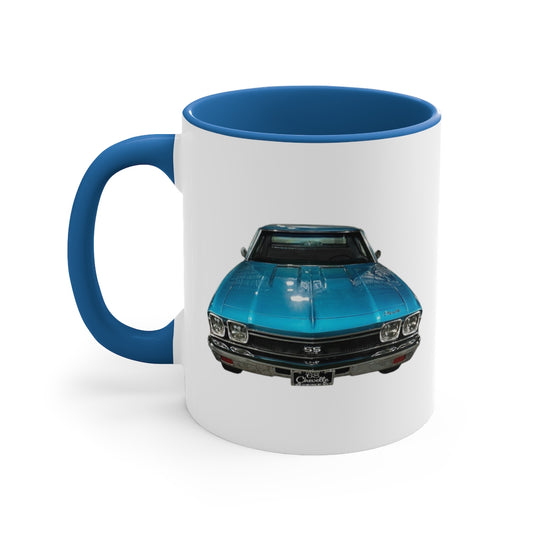 1968 Chevelle SS 396 Mug Tripolli Turquoise Car Guy Gift,lover,Camaro,GTO,firebird,nova,corvette,hot rod,Chevrolet,chevy