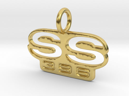 SS 396 Pendant Charm Chevelle,Nova,Camaro,Impala 3d printed