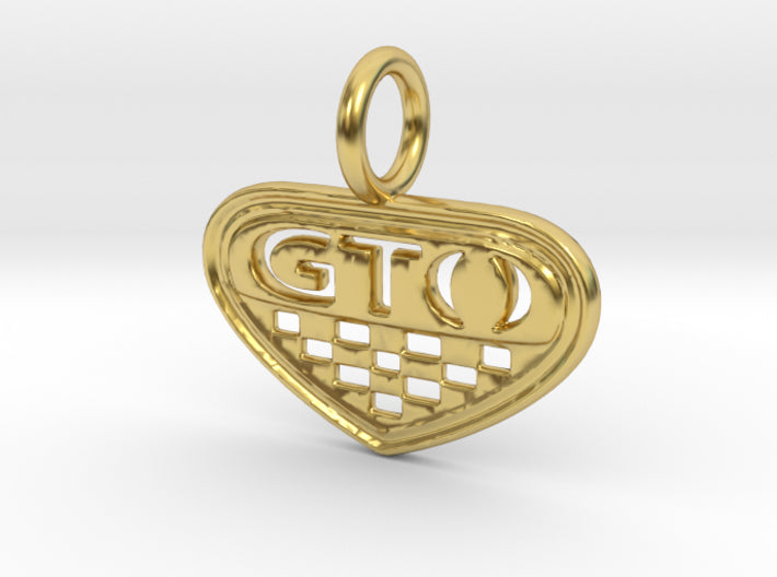 GTO Pendant Charm Muscle Car Gift 3d printed
