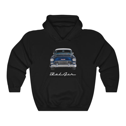 1955 Bel Aire Hoodie Car Guy Gift,lover,Camaro,GTO,firebird,nova,corvette,classic,hot rod,Chevrolet