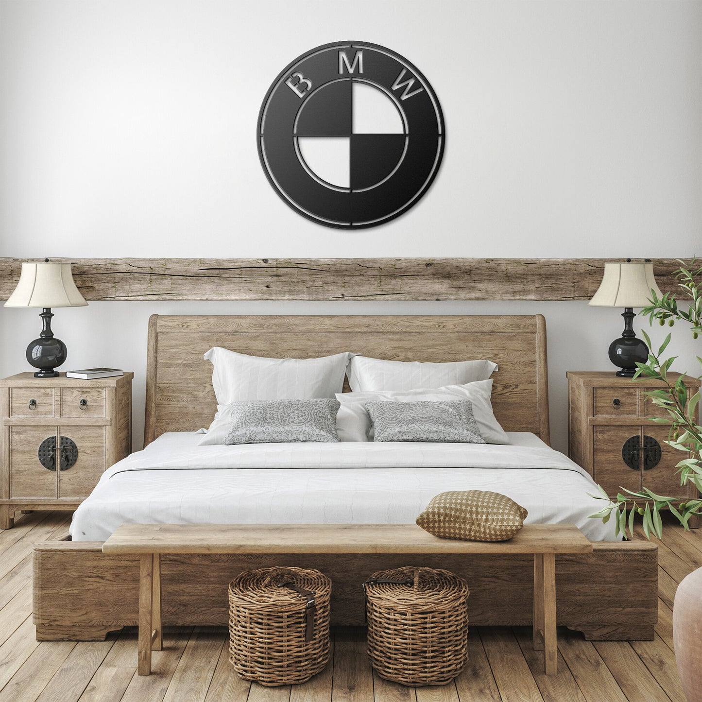 BMW Steel Metal Wall Art Sign & Gift Decor Classic Muscle Great Gift Mom Dad Garage