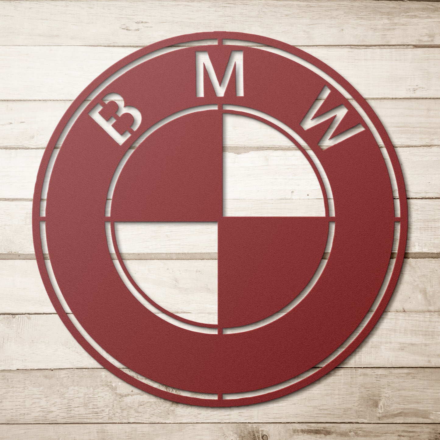 BMW Steel Metal Wall Art Sign & Gift Decor Classic Muscle Great Gift Mom Dad Garage