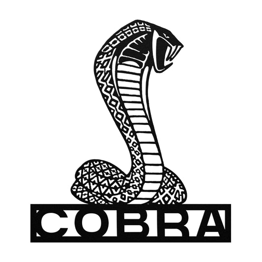 Cobra Ford Mustang Metal Sign Wall Metal Art Garage Gifts