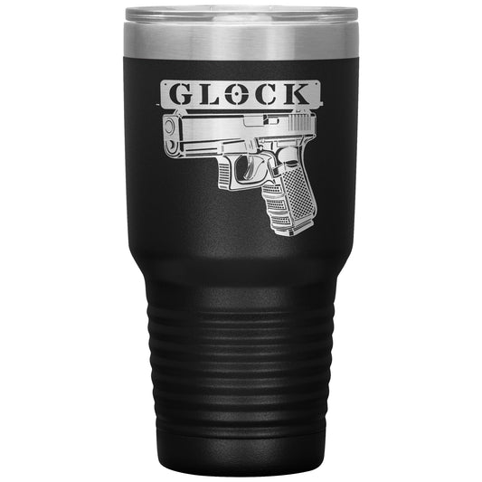Glock Laser Etched 30oz Tumbler