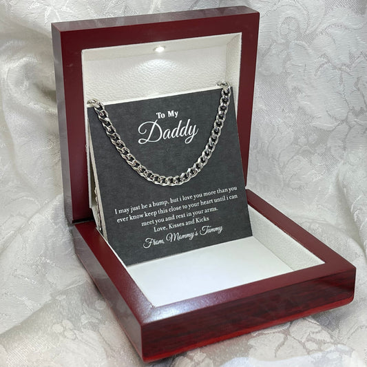 Daddy - Your Heart - Cuban Link Chain Gift