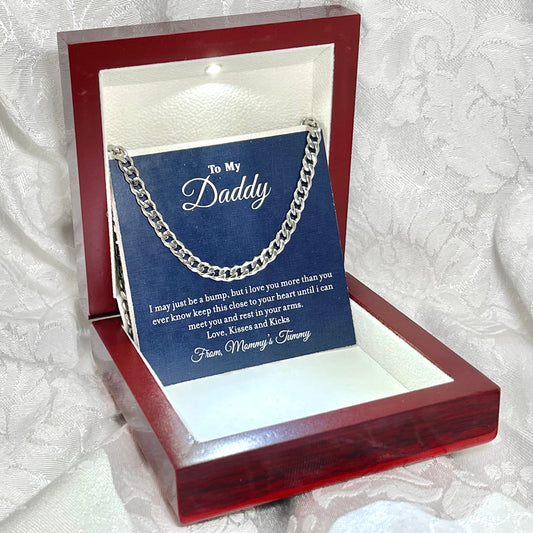 Daddy - Your Heart - Cuban Link Chain Gift