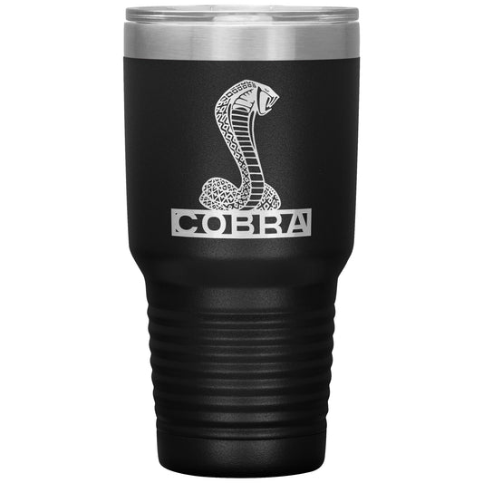 Laser Engraved Cobra Tumbler,30 oz, Dad Fathers Day Gift,Coffee Beer
