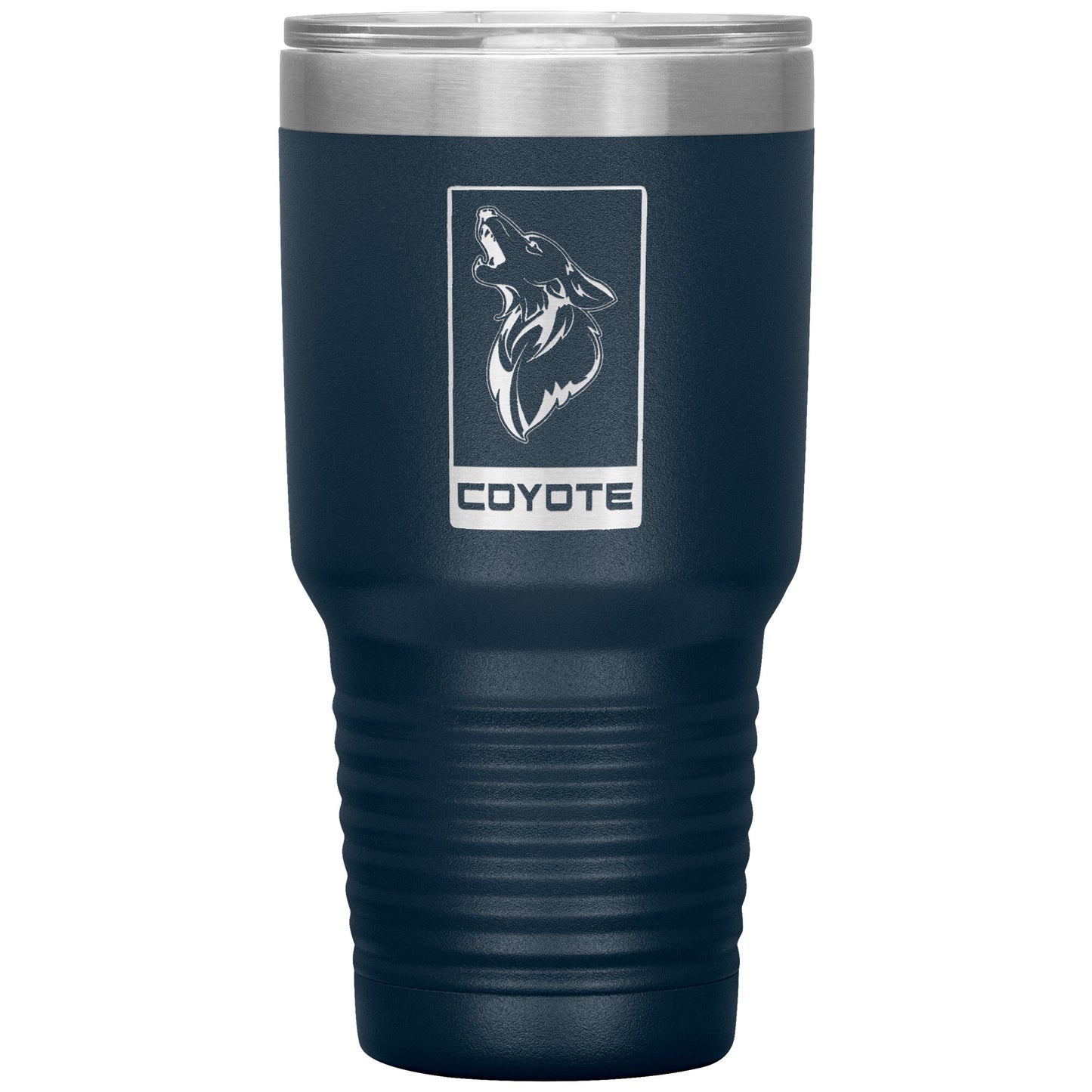 Laser Engraved Coyote Tumbler,30 oz, Dad Fathers Day Gift,Coffee Beer