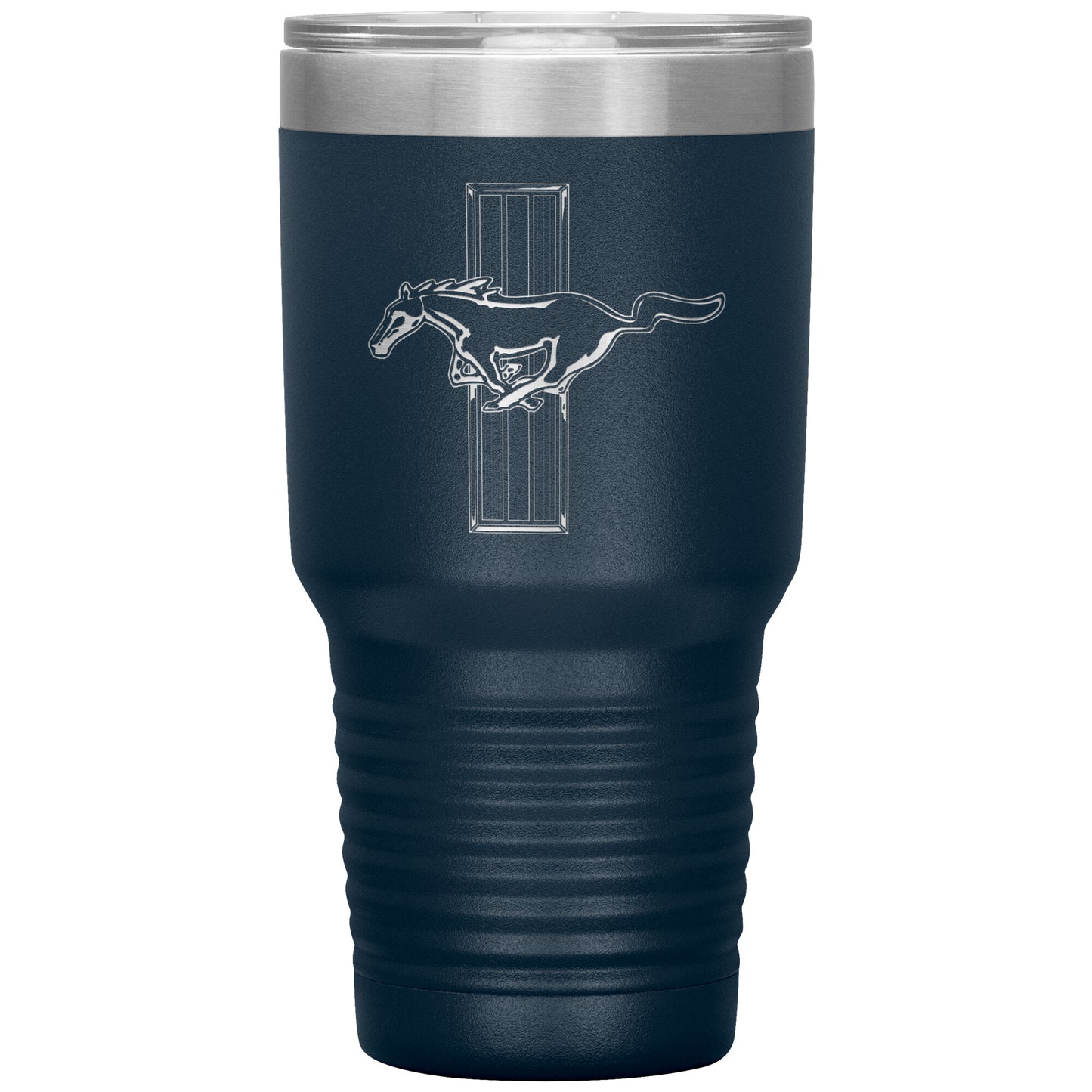 Laser Engraved Mustang Tumbler,30 oz, Dad Fathers Day Gift,Coffee Beer