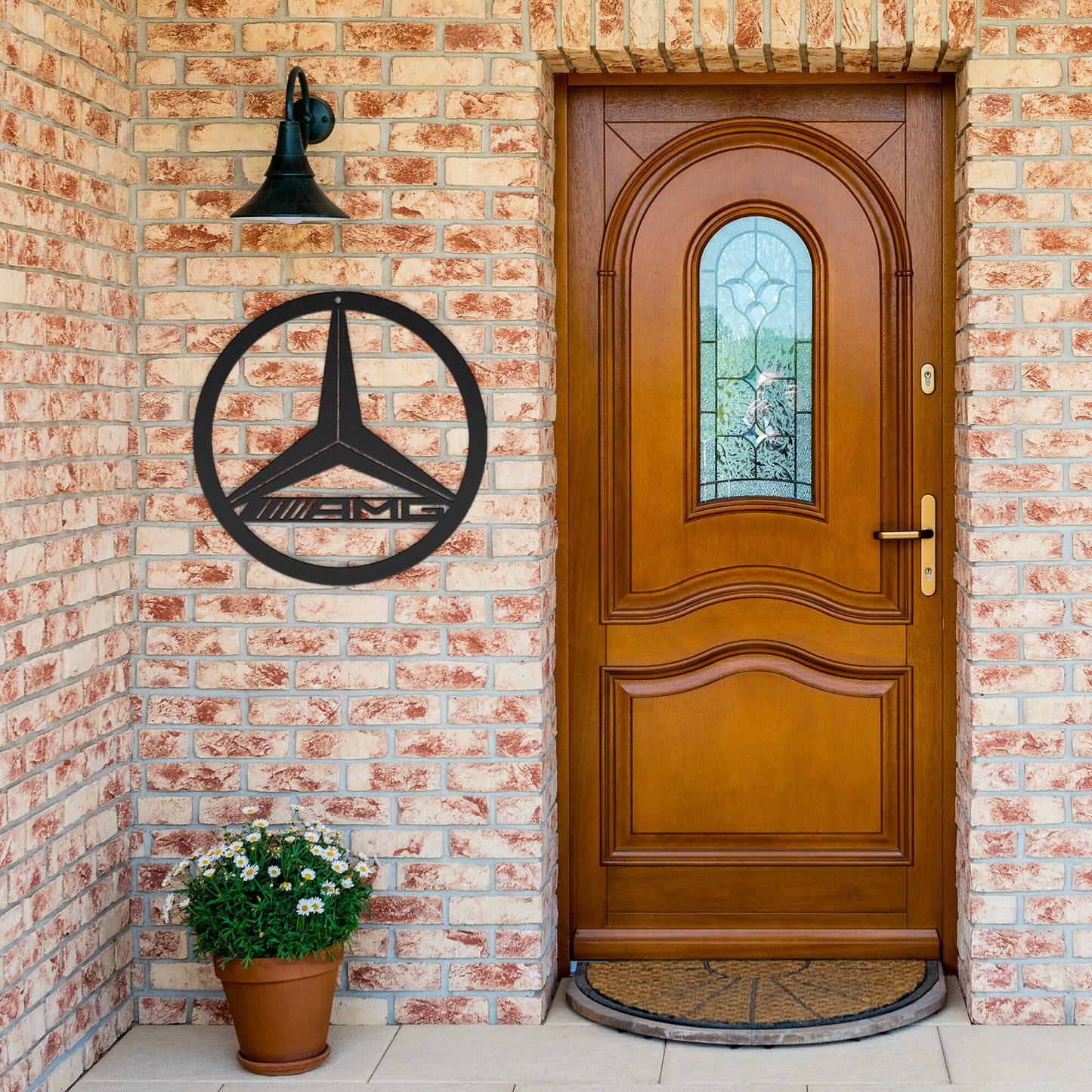 Mercedes AMG Steel Metal Wall Art Sign & Gift Decor Classic Muscle Great Gift Mom Dad Garage