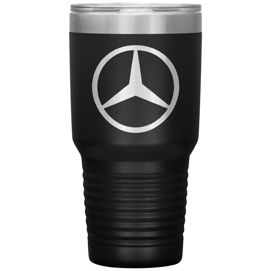 Mercedes Laser Etched Insulated Stainless Steel 30oz Tumbler