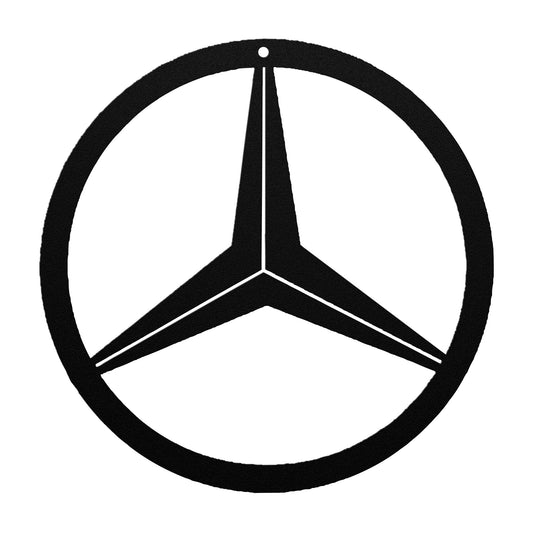 Mercedes Steel Metal Wall Art Sign & Gift Decor Classic Muscle Great Gift Mom Dad Garage