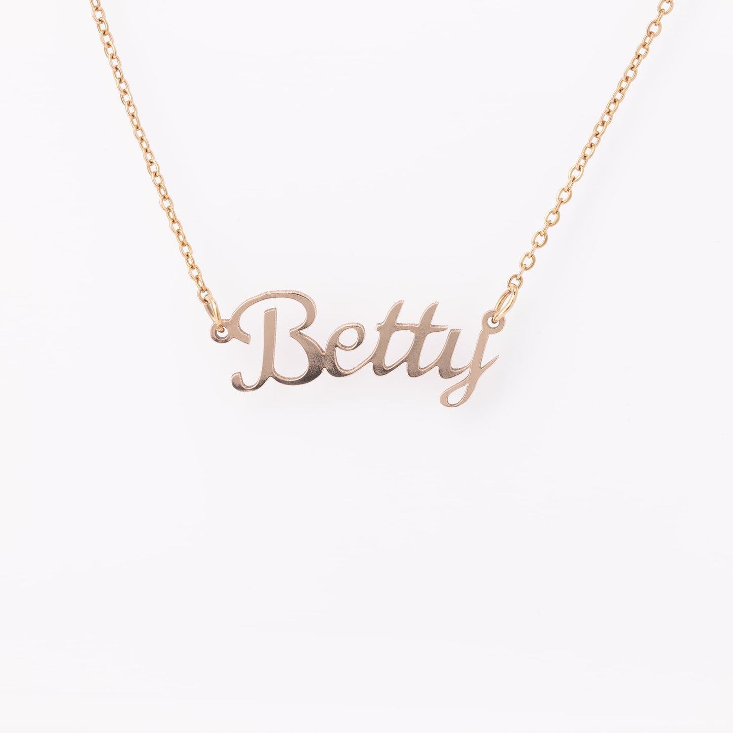 Personalized Name Necklace,Noricon Font,Gold,Rose Gold,Silver, Enter Your Name