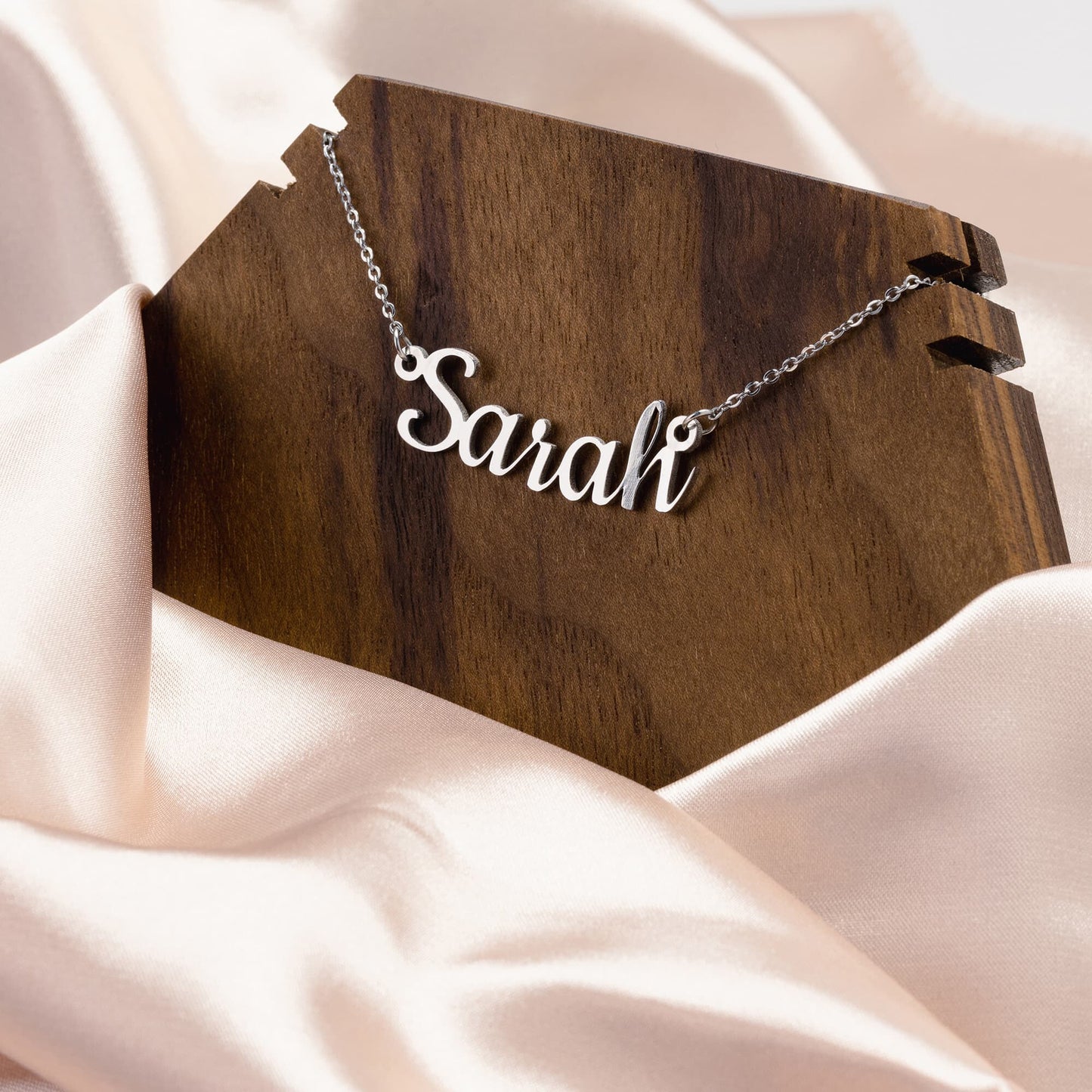 Personalized Name Necklace,Noricon Font,Gold,Rose Gold,Silver, Enter Your Name