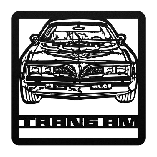 Pontiac Firebird Trans Am Metal Cut Out Wall Art Gift Decor Classic Muscle Smokey