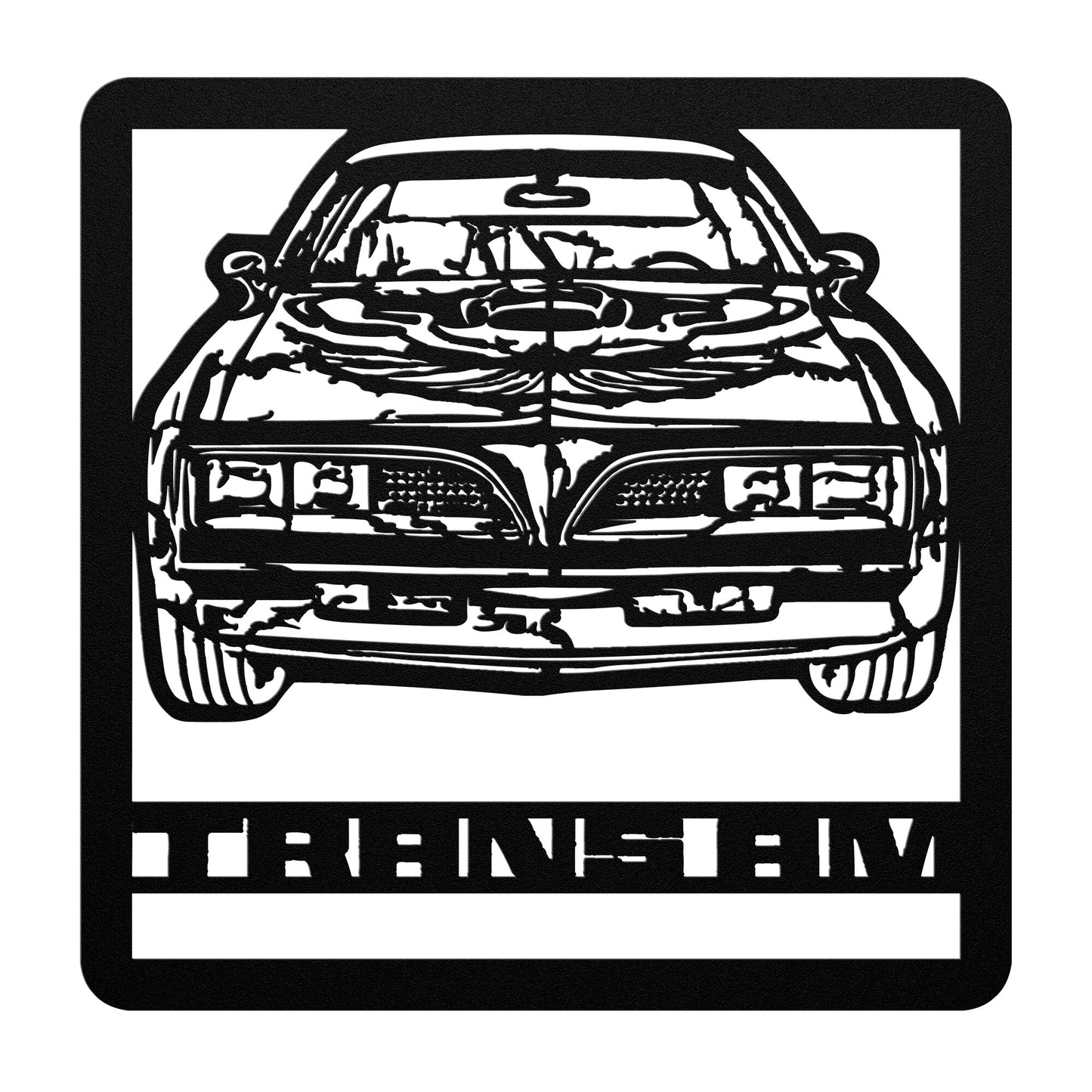 Pontiac Firebird Trans Am Metal Cut Out Wall Art Gift Decor Classic Muscle Smokey