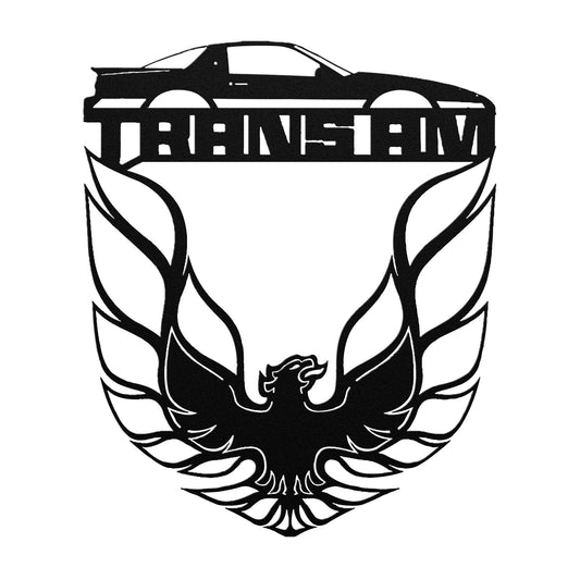 Pontiac Firebird Trans Am Metal Wall Art Sign & Gift Decor Classic Muscle 1982 to 1992