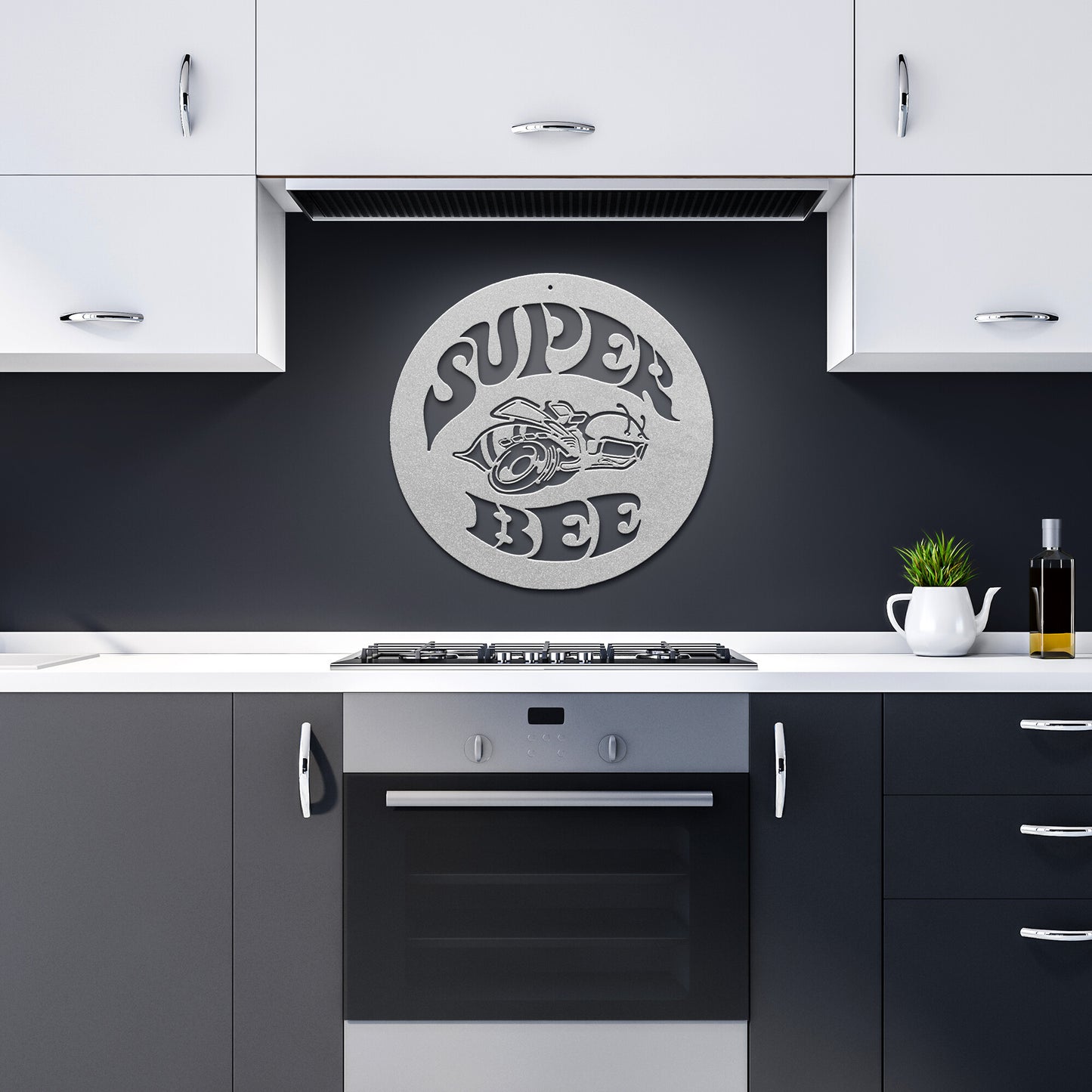 Super Bee Metal Wall Art Sign & Gift Decor Classic Muscle Garage