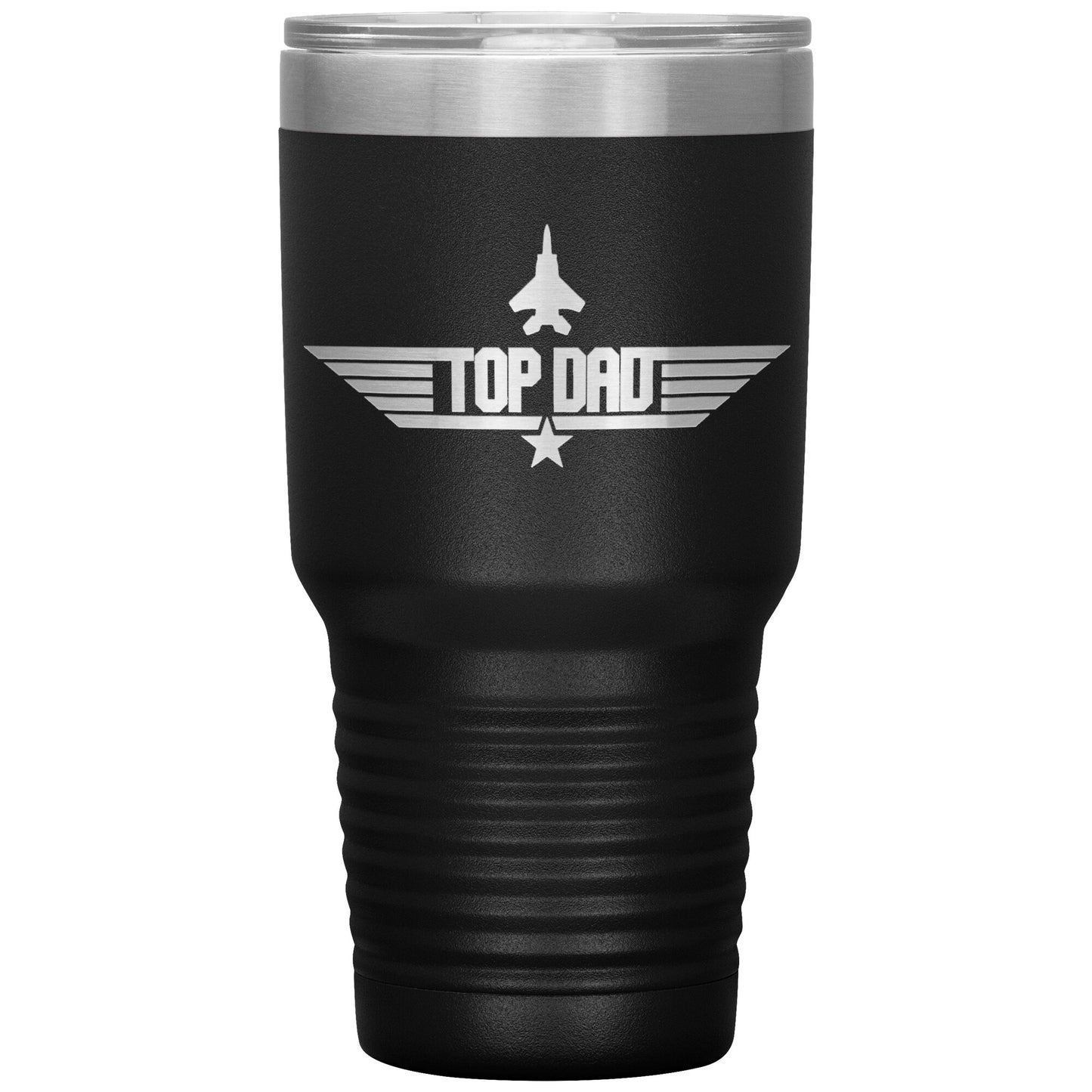 Top Dad Tumbler, Engraved Tumbler, 30 oz Tumbler, Dad Mug, Fathers Day Gift, Fathers Day Tumbler, Father Tumbler, New Dad Gift, Military Dad