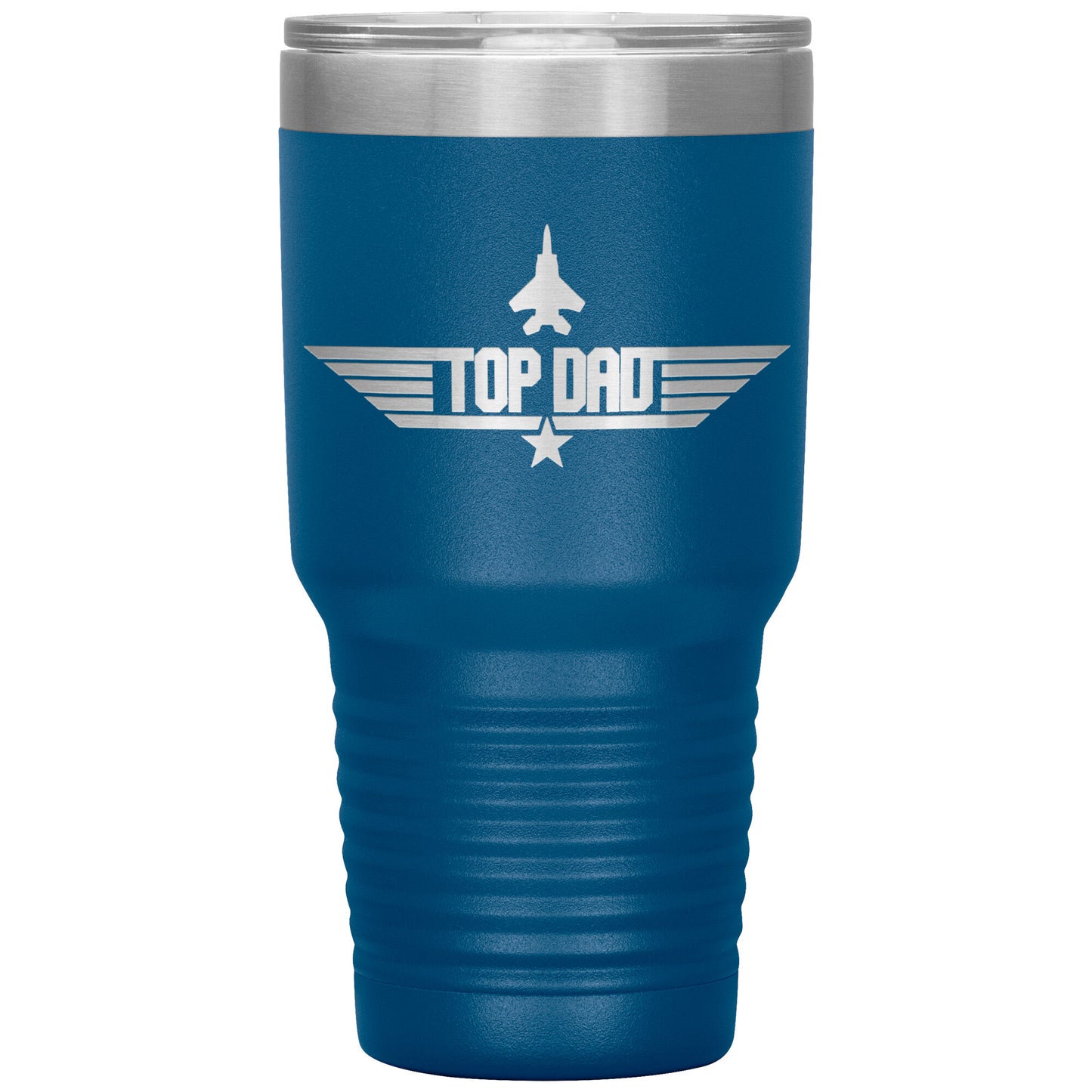 Top Dad Tumbler, Engraved Tumbler, 30 oz Tumbler, Dad Mug, Fathers Day Gift, Fathers Day Tumbler, Father Tumbler, New Dad Gift, Military Dad